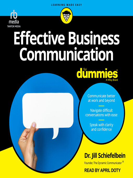 Title details for Effective Business Communication For Dummies by Jill Schiefelbein - Available